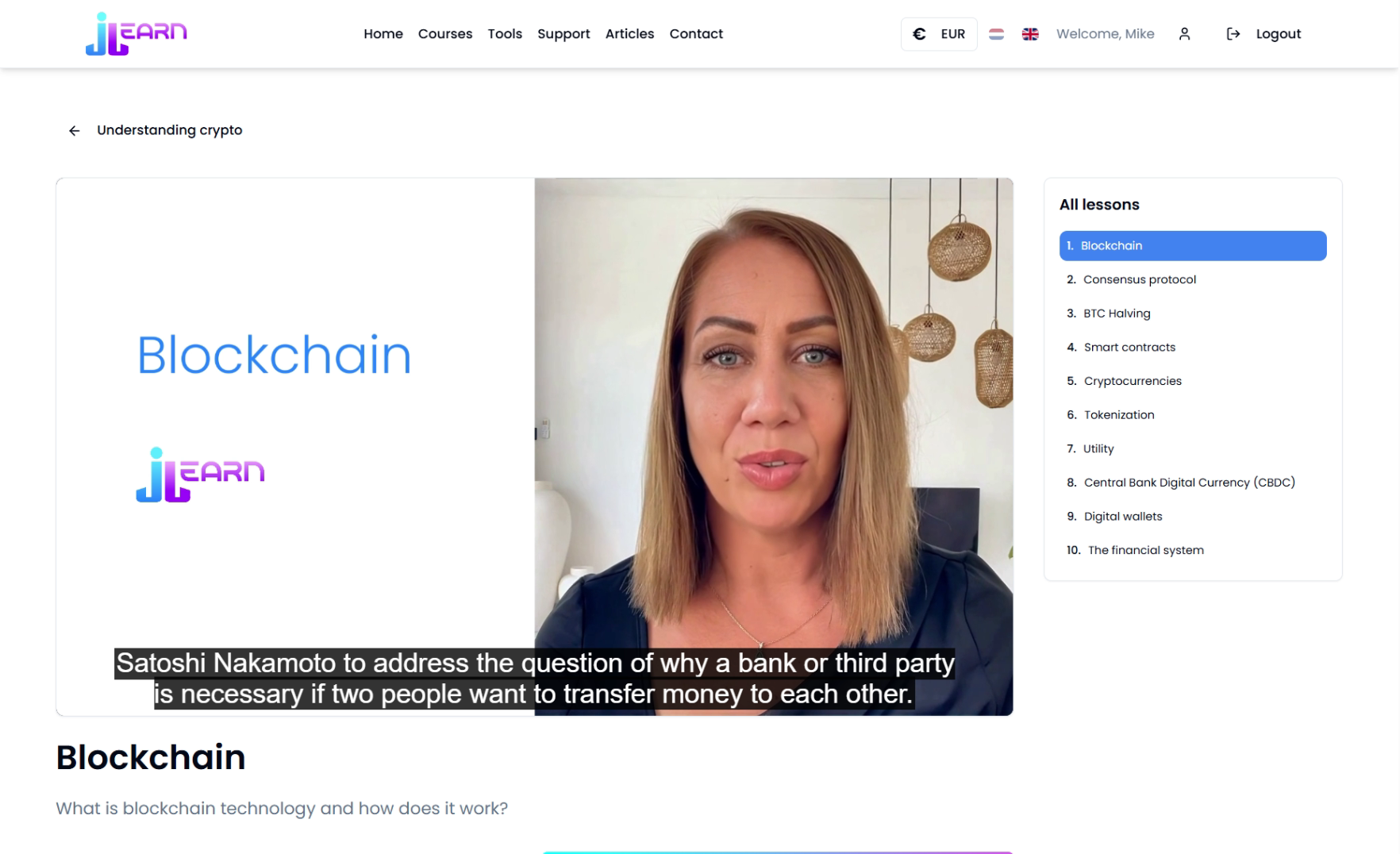 JLearn screenshot 2